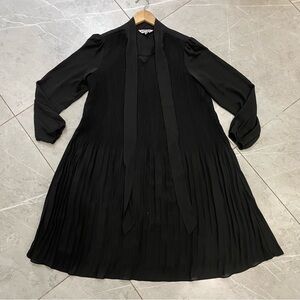 Nanette Lepore Black Long Sleeve Dress